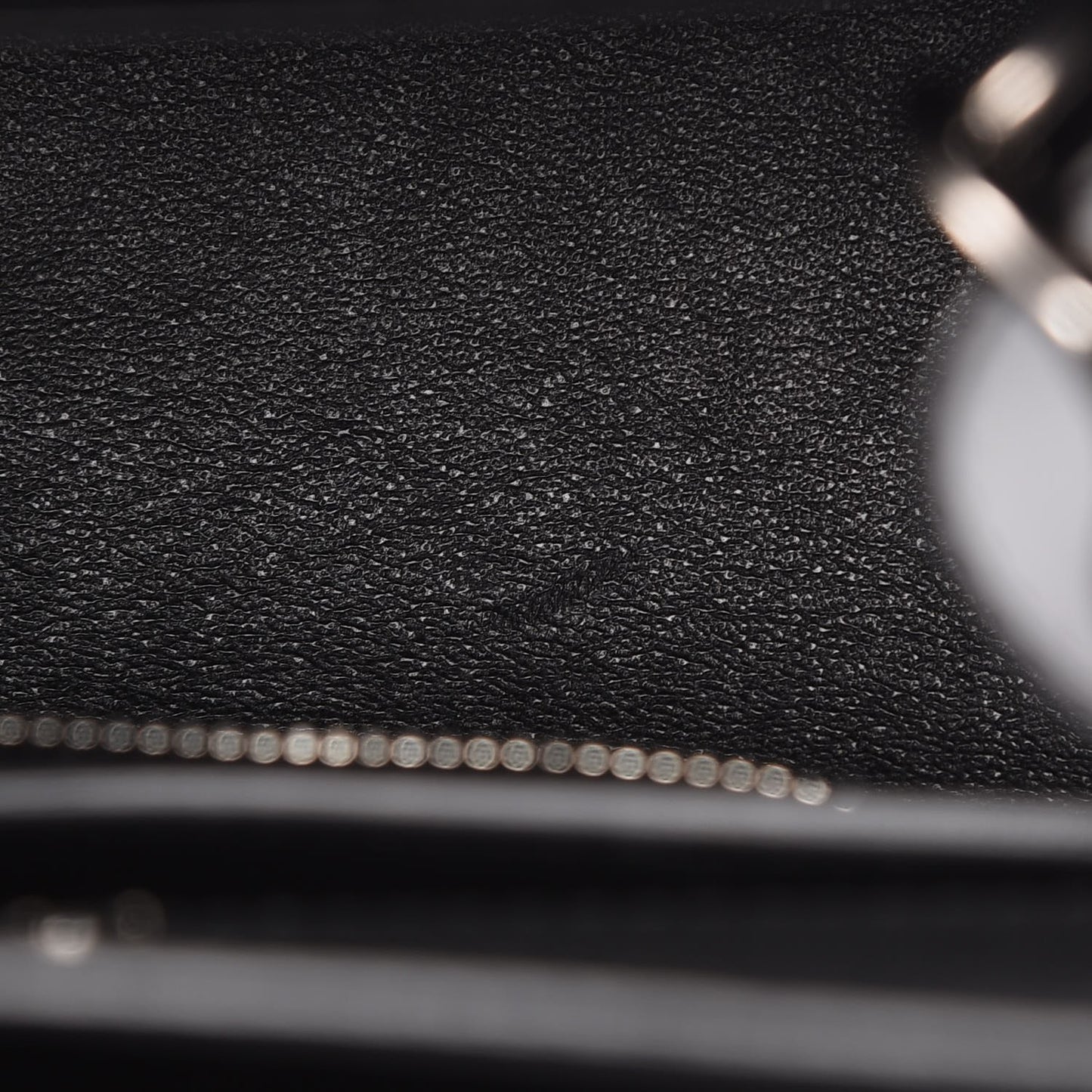 Smooth Calfskin Small Horizon Satchel Black