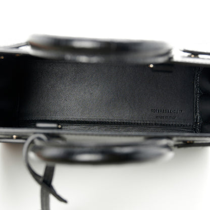 Saint Laurent Calfskin Crocodile Embossed Nano Sac De Jour Black 5 of 11