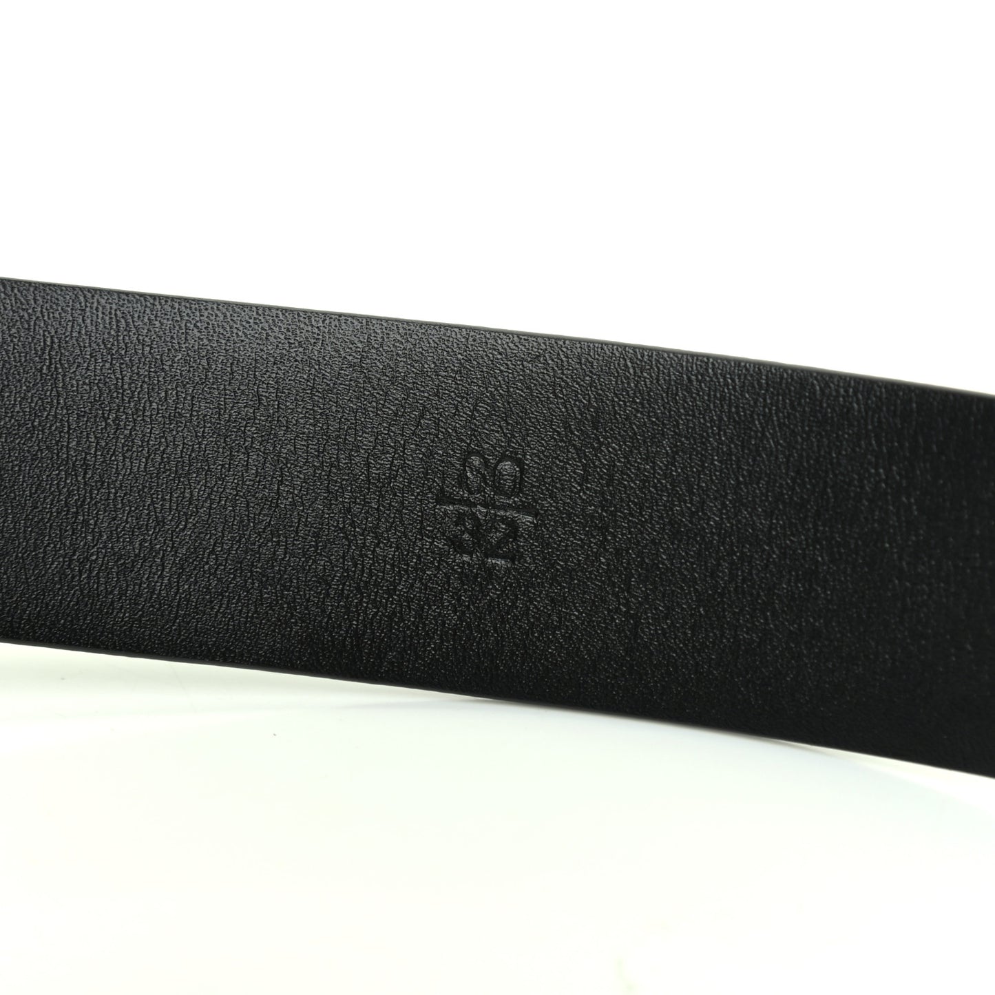 Calfskin Crystal Pearls Coronation CC Belt 80 32 Black