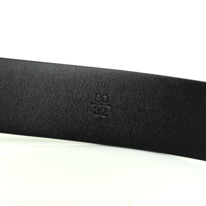 Chanel Calfskin Crystal Pearls Coronation CC Belt 80 32 Black 4 of 7