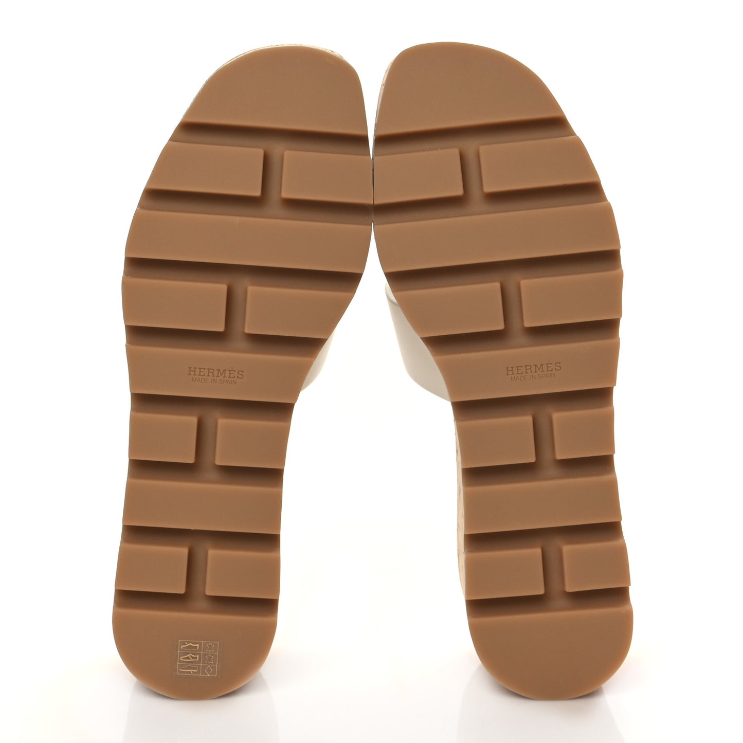 Calfskin Cork Eze 30 Sandals 40 White