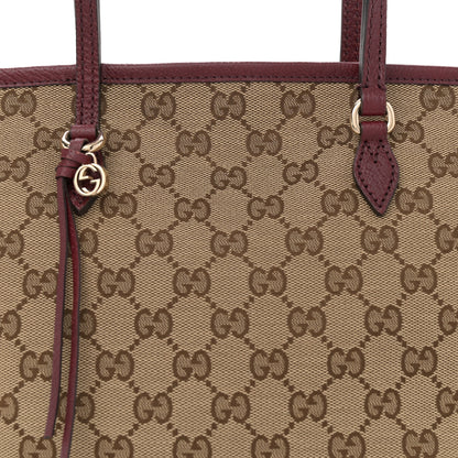 Gucci Monogram Small Bree Zippered Tote Red 8 of 10