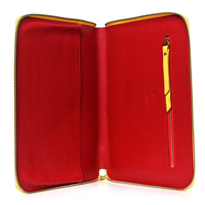 Christian Louboutin Calf Spiked Cris iPad Case Yellow 5 of 16