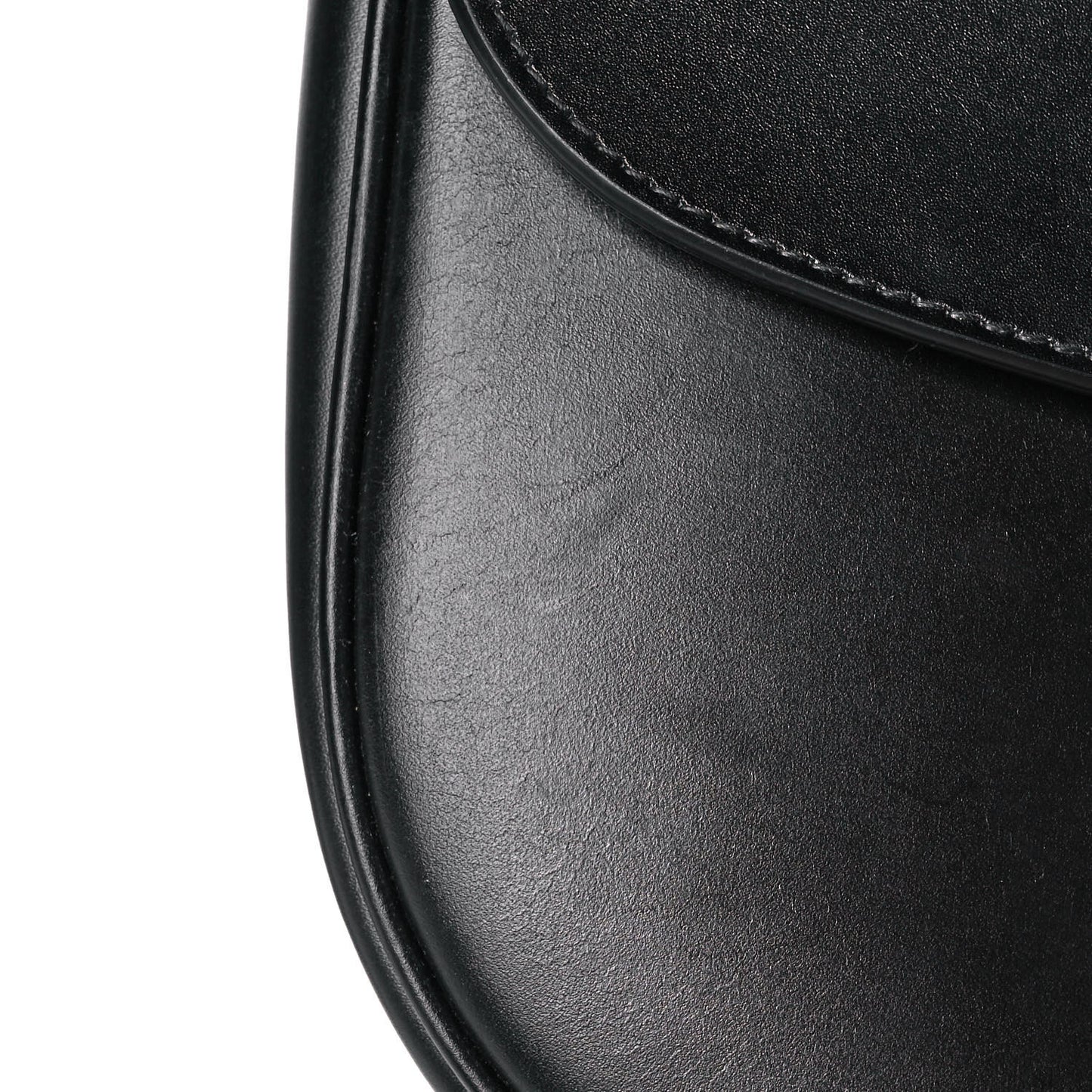 Box Calfskin Large Bobby Flap Black