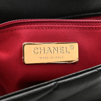 Chanel Lambskin Quilted Medium Chanel 19 Flap Black 4 of 19