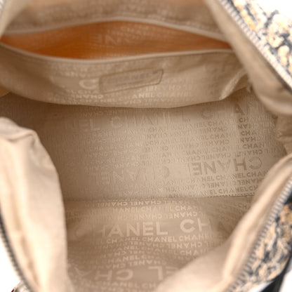 Chanel Tweed Lambskin Shoulder Bag Black Yellow 5 of 13