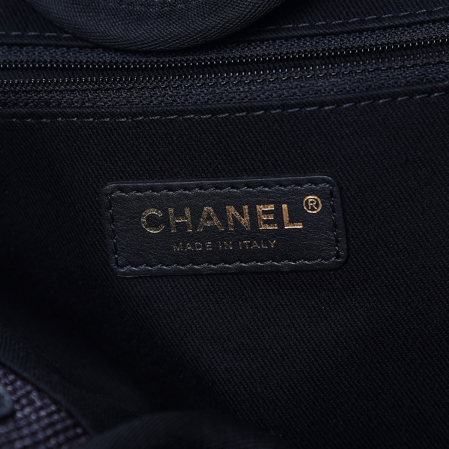 Chanel Woven Straw Raffia Large Deauville Tote Black 7 of 12
