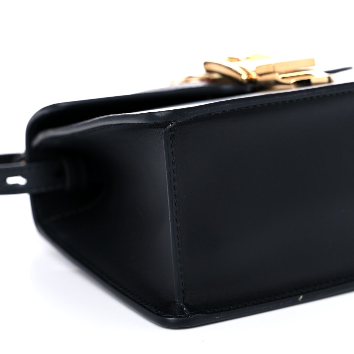 Gucci Calfskin Mini Sylvie Top Handle Bag Black 9 of 15