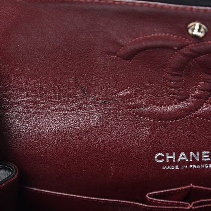Chanel Lambskin Quilted Medium Double Flap Black 8 of 15
