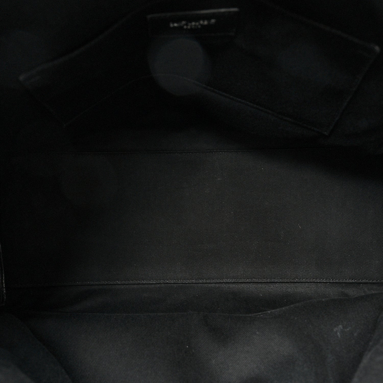 Saint Laurent Grained Calfskin Sac De Jour Souple North South Tote Black 5 of 13