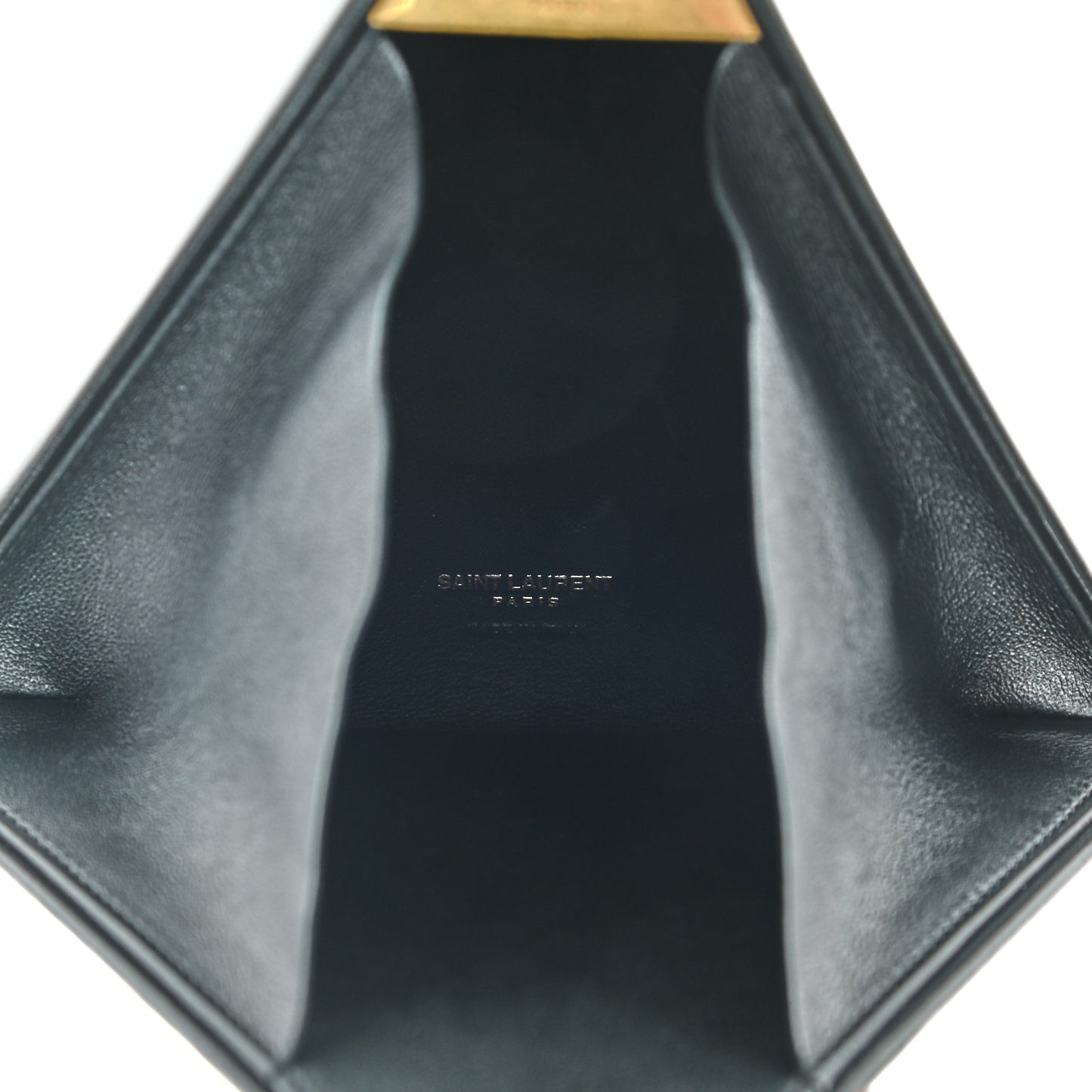 Lambskin Pyramid Clutch Black
