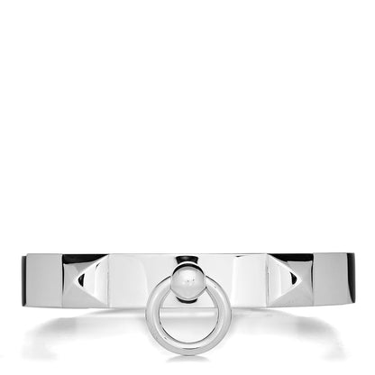 Hermes Sterling Silver PM Collier De Chien Bracelet SH 1 of 5
