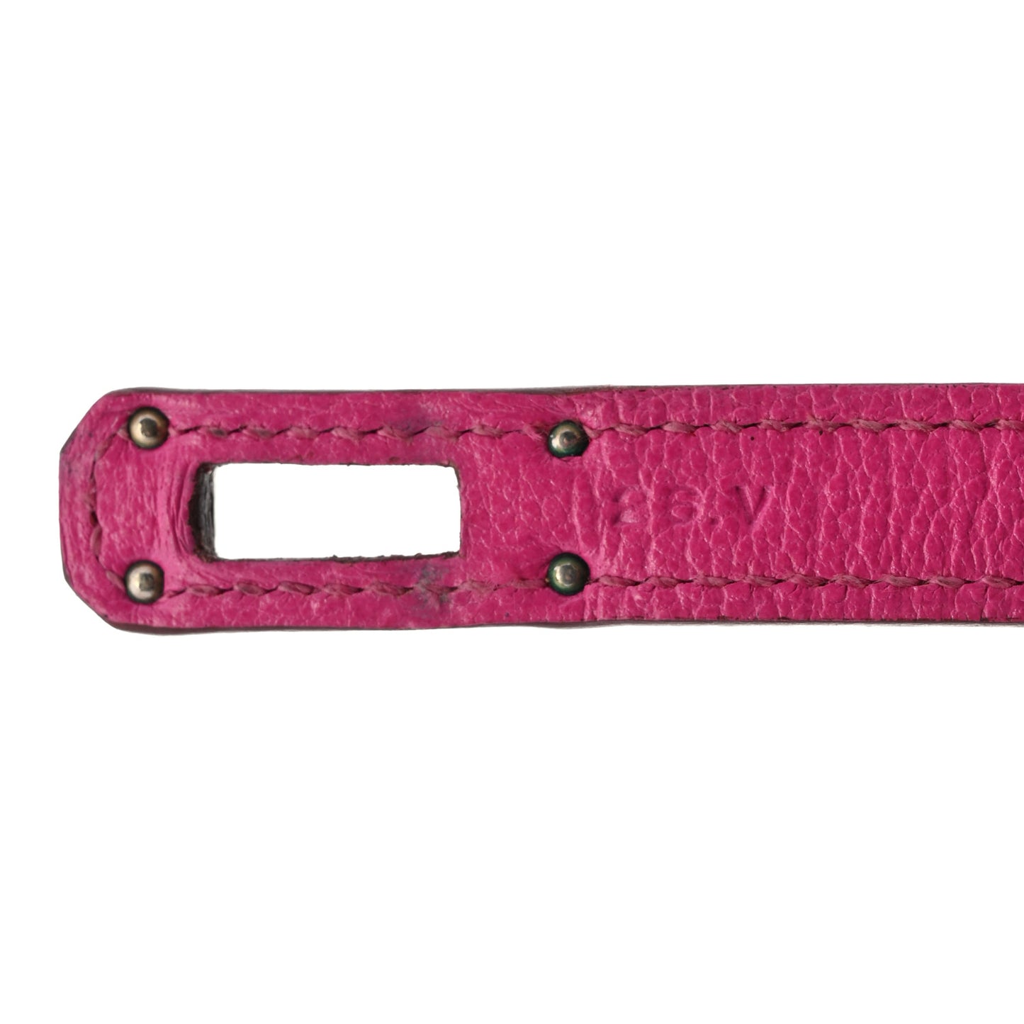 Tadelakt Verso Kelly Longue Wallet Rubis Rose Shocking