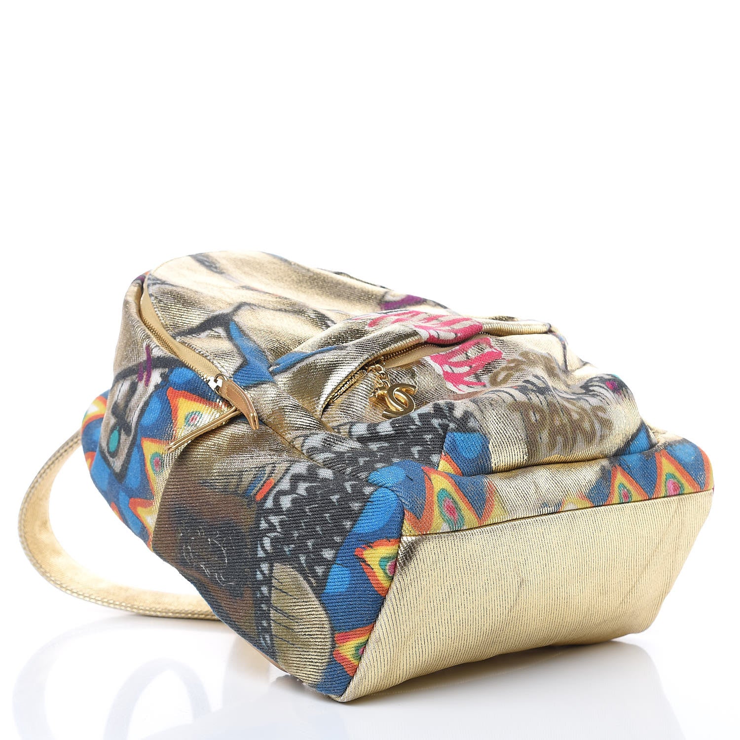 Chanel Graffiti Printed Canvas Street Spirit Backpack Multicolor 4 of 13