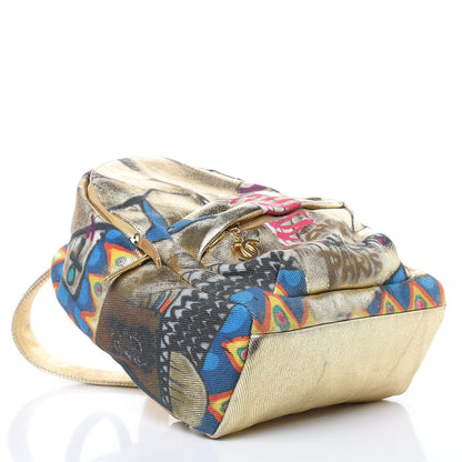 Chanel Graffiti Printed Canvas Street Spirit Backpack Multicolor 4 of 13