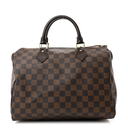 Louis Vuitton Damier Ebene Speedy 30 1 of 12