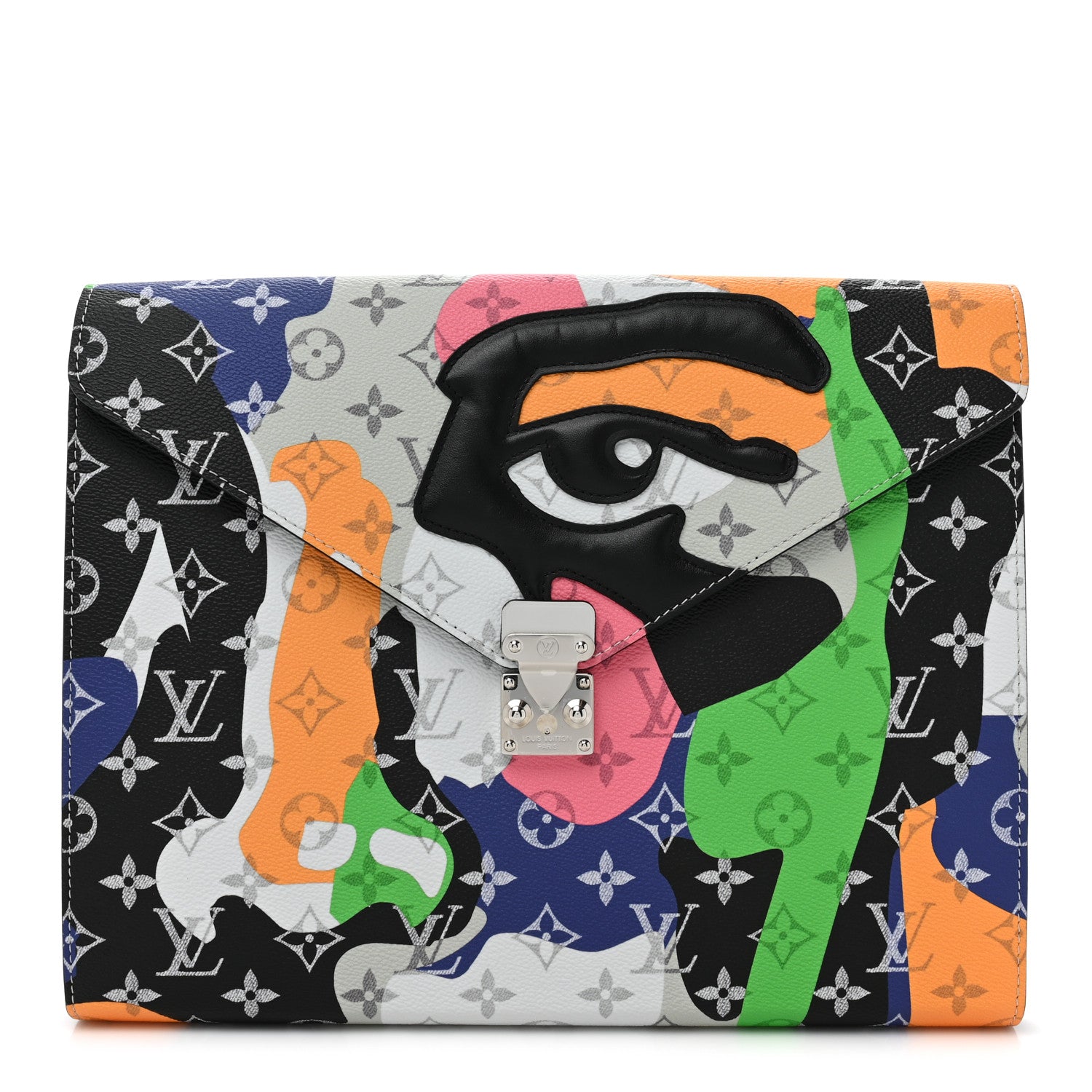 Louis Vuitton Monogram Portrait Mark Folder Laptop Sleeve Multicolor 1 of 9