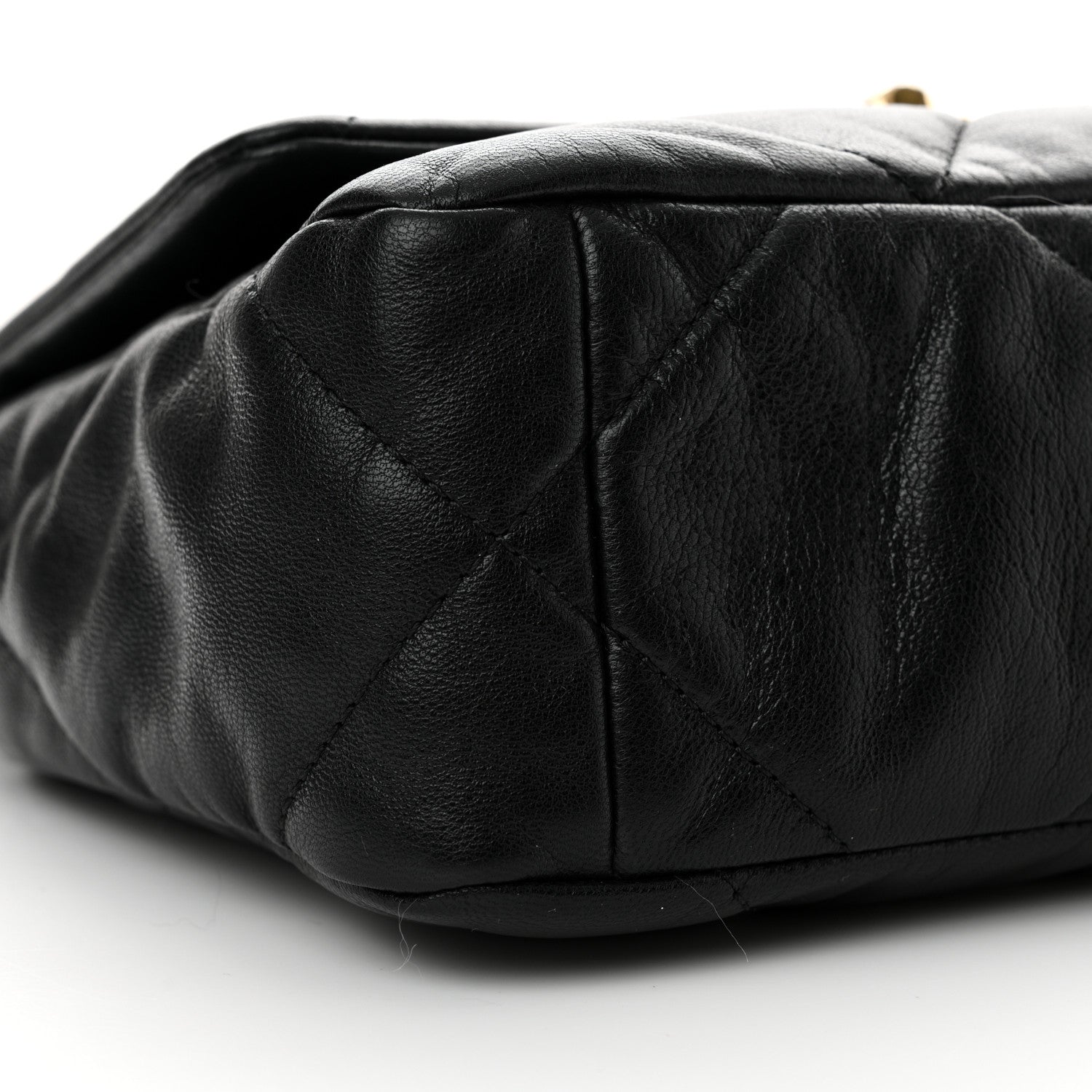 Chanel Goatskin Quilted Medium Chanel 19 Flap Black 9 of 12