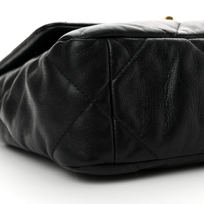 Chanel Goatskin Quilted Medium Chanel 19 Flap Black 9 of 12