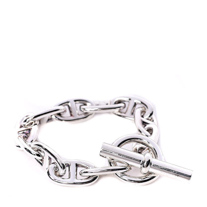 Hermes Sterling Silver GM Chaine D'Ancre Bracelet 3 of 5