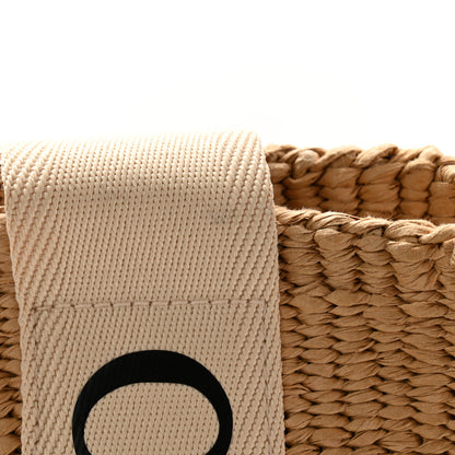 Chloe Raffia Large Woody Tote White 11 of 11