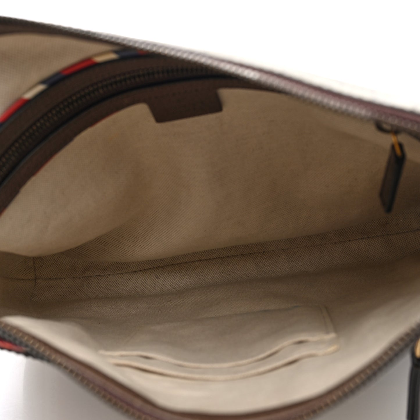 Soft GG Supreme Monogram Courier Web Medium Flat Messenger Bag Beige New Acero Multicolor