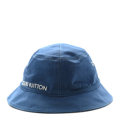 Louis Vuitton Monogram Denim Transformable Bob Bucket Hat 58 Blue 9 of 12