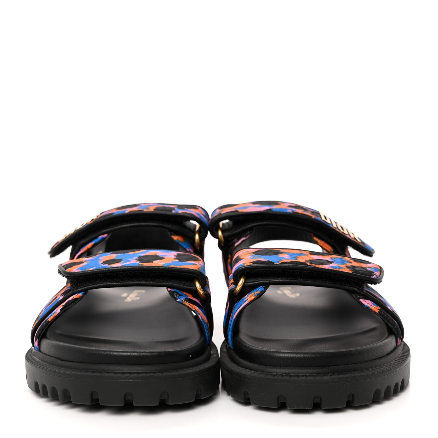 Technical Fabric Mizza Print Dioract Sandals 38.5 Multicolor