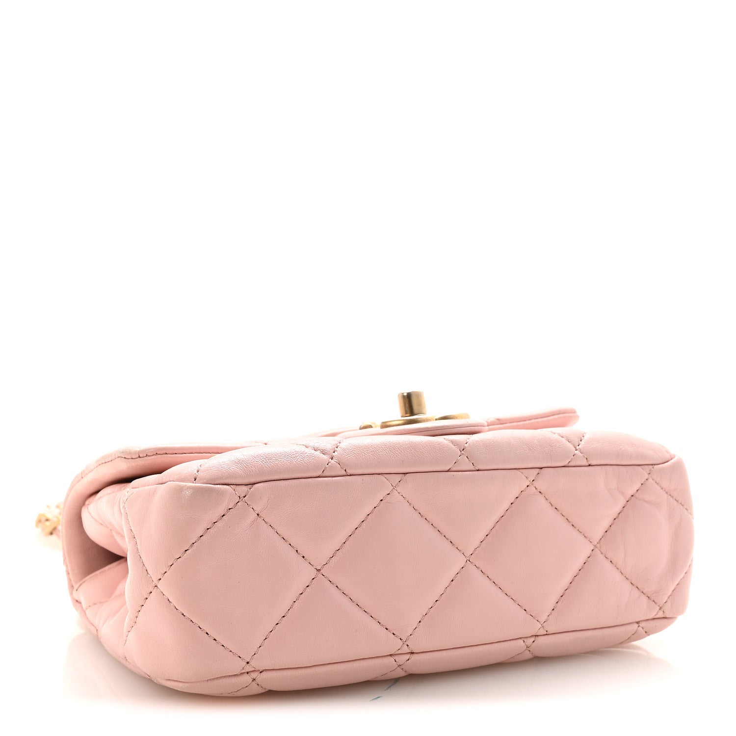 Chanel Lambskin Quilted Mini Heart Charms Flap Light Pink 4 of 10