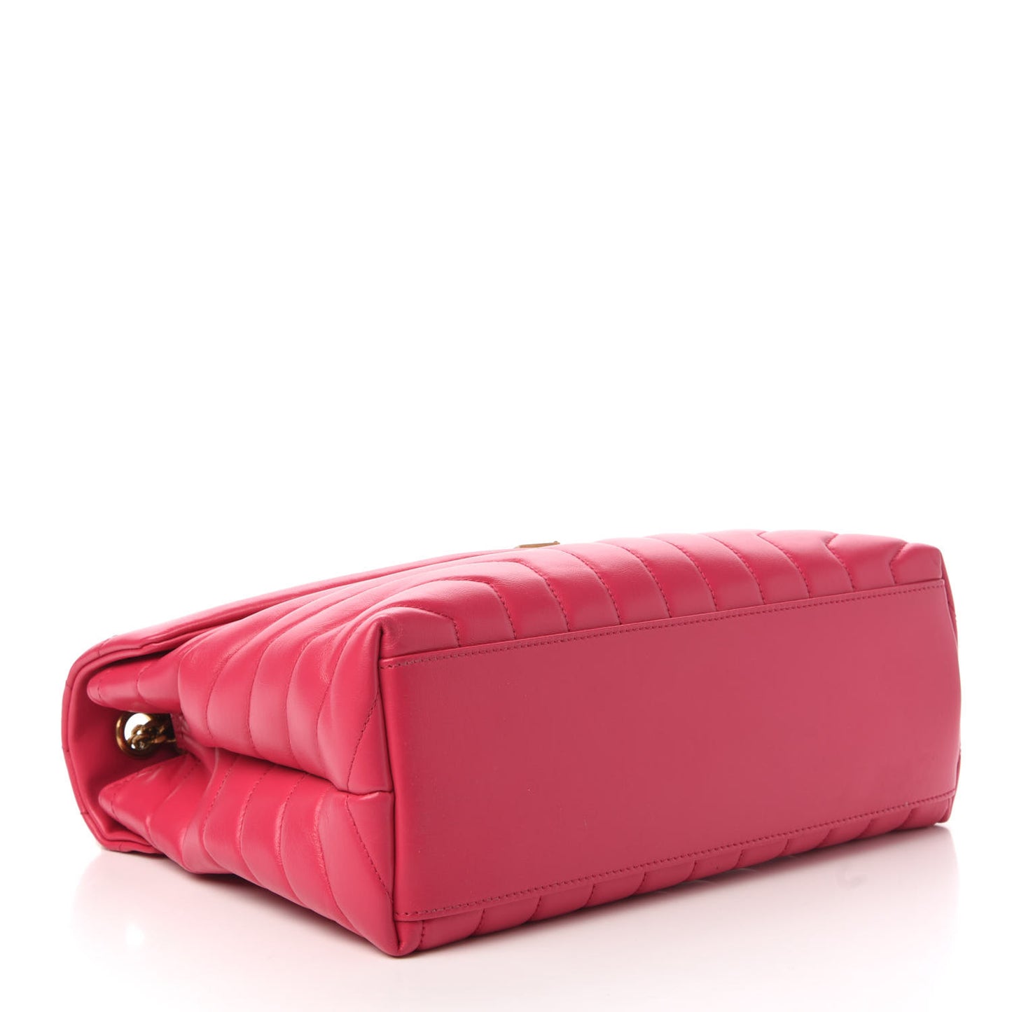 Calfskin Y Quilted Monogram Medium Loulou Chain Satchel Freesia
