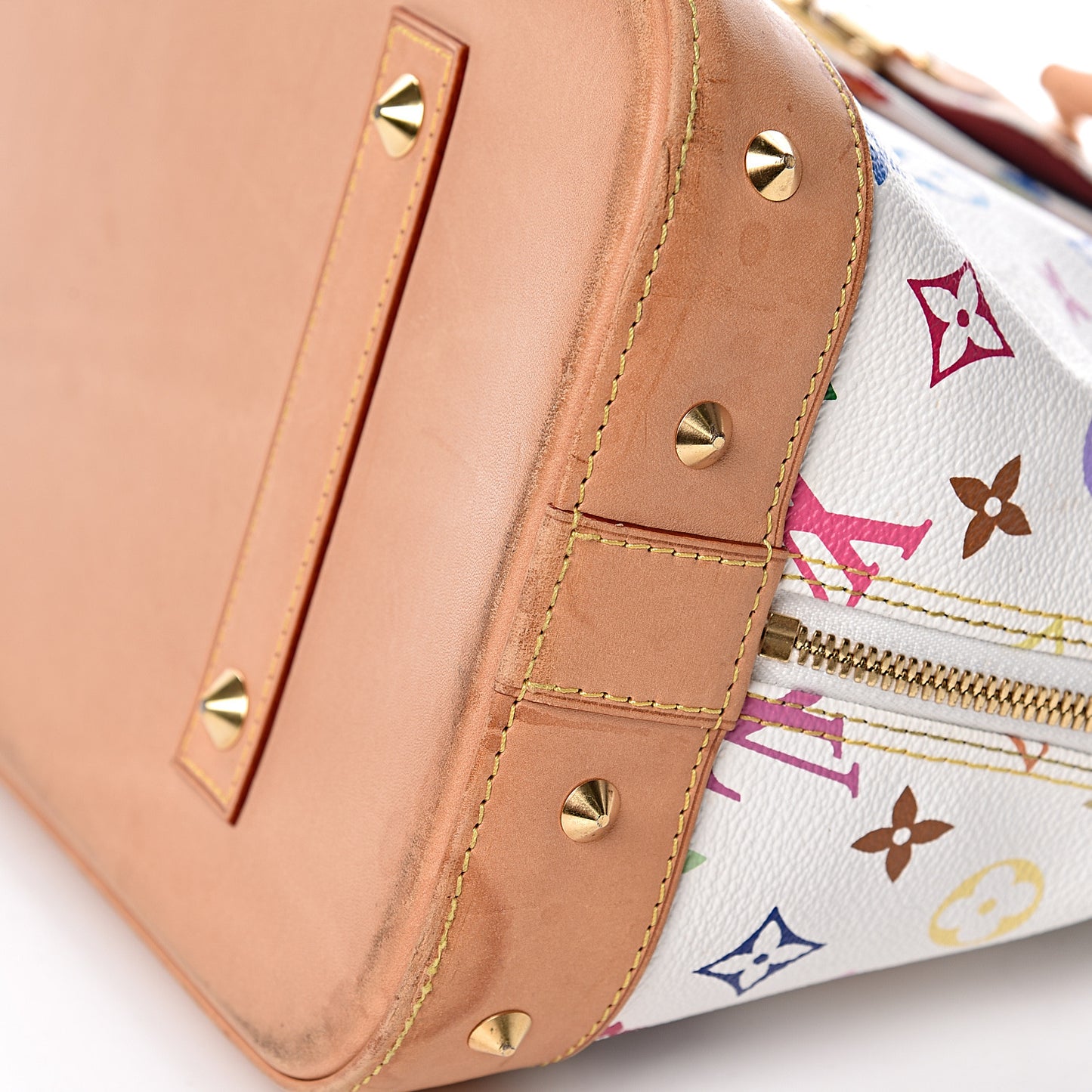 Monogram Multicolor Alma GM White