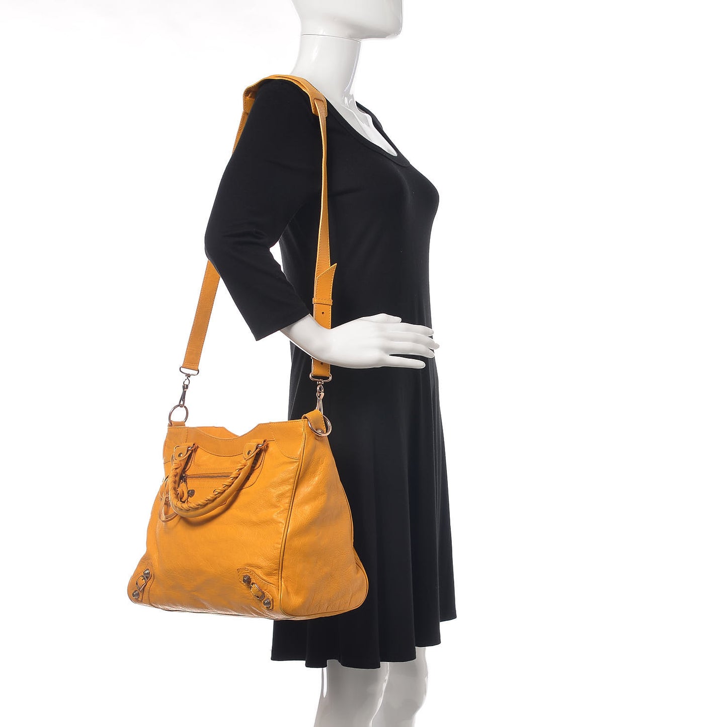 Agneau Giant 12 Rose Gold Hardware Velo Mangue