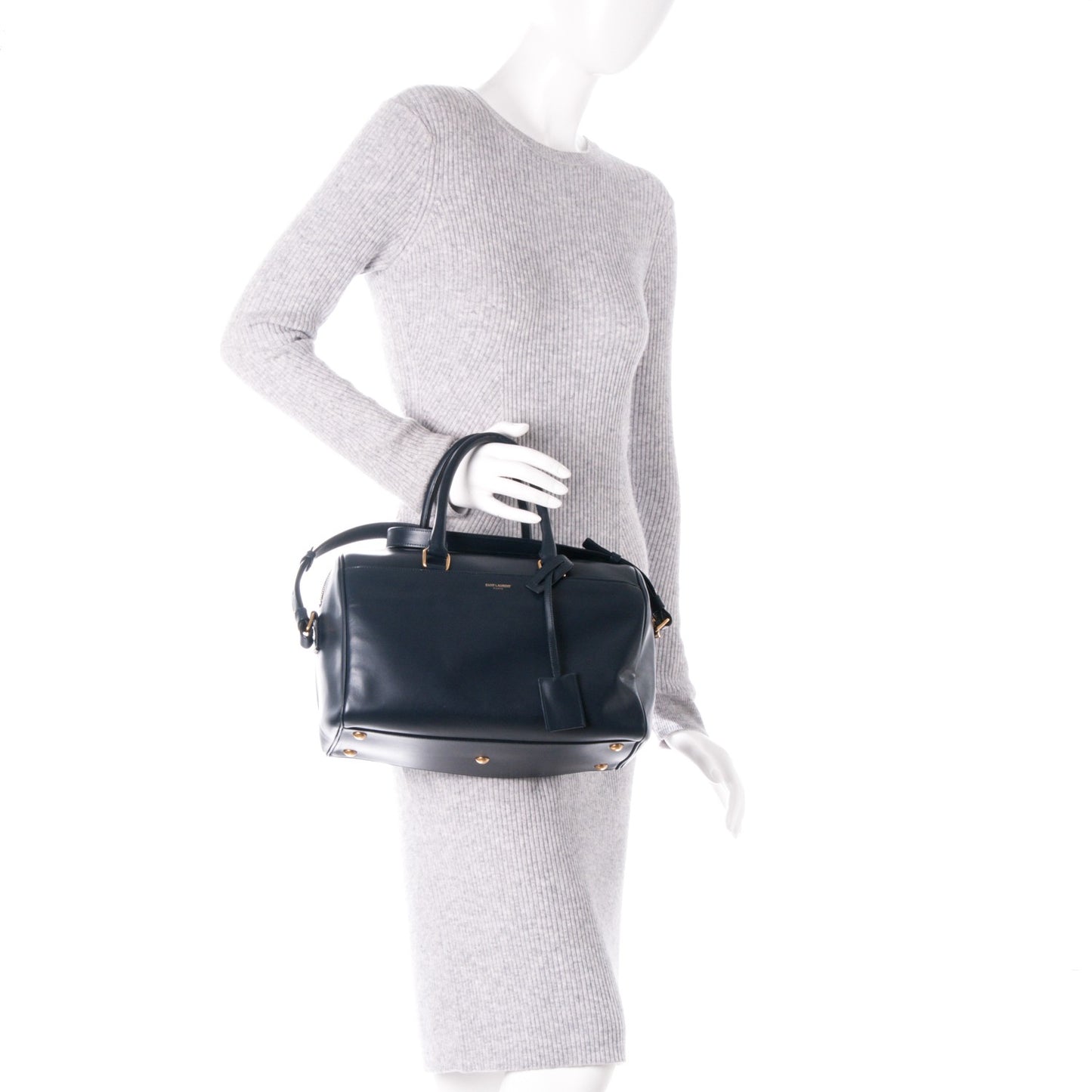 Calfskin Classic Duffle 6 Marine