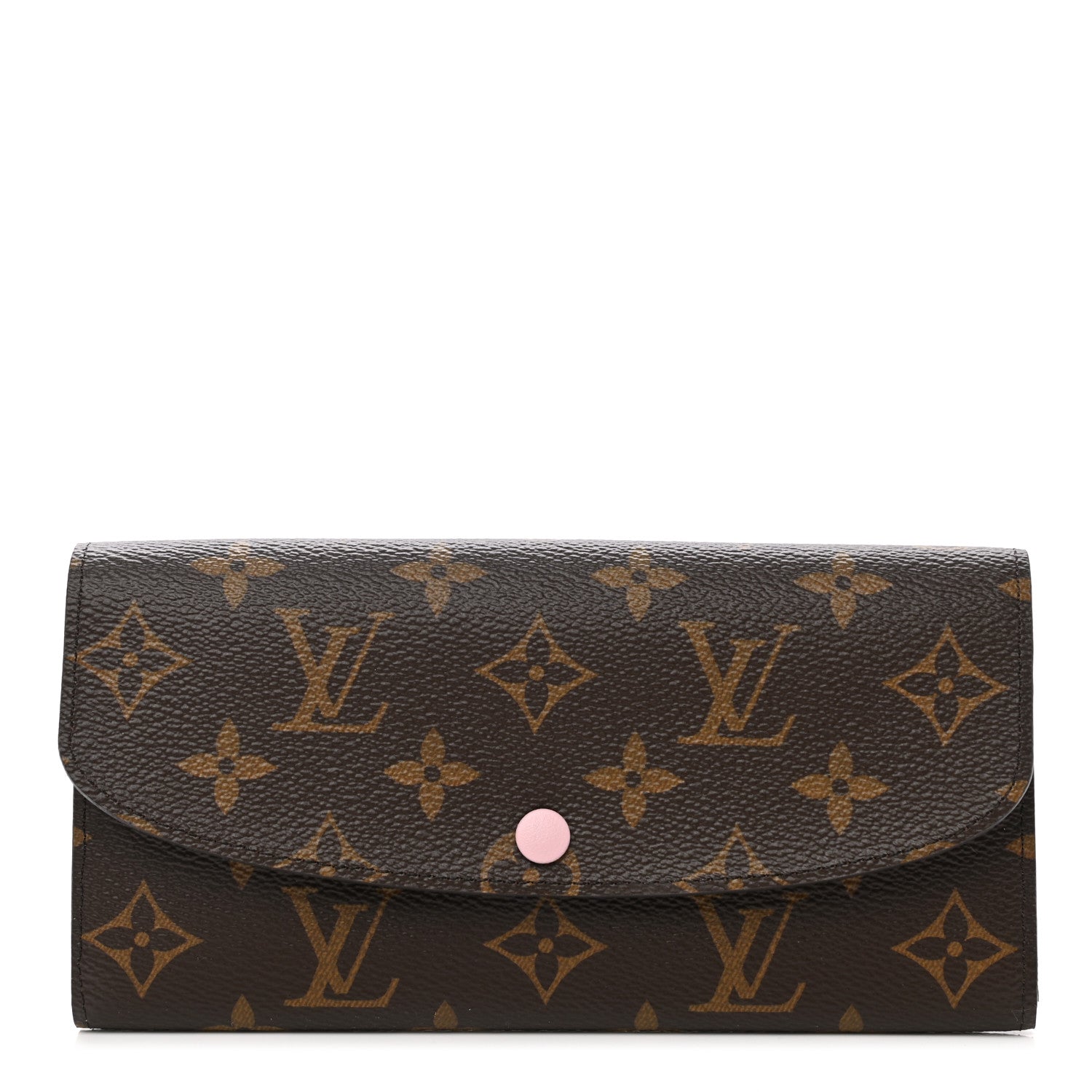 Louis Vuitton Monogram Emilie Wallet Rose Ballerine 1 of 7