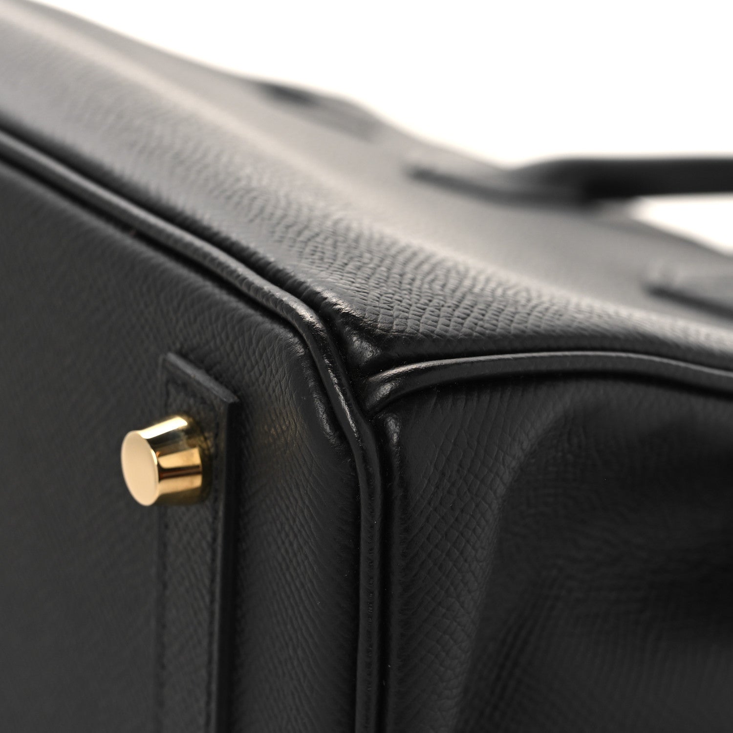 Hermes Epsom Horseshoe Birkin 25 Black Raisin 12 of 14