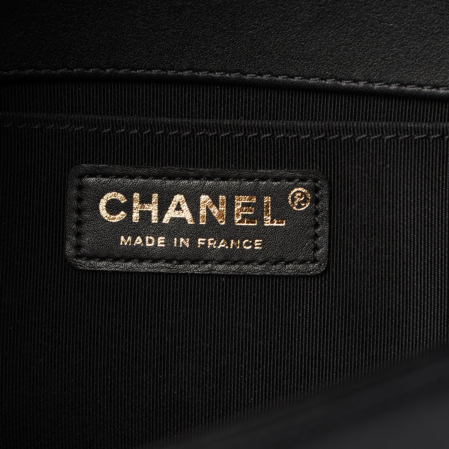 Calfskin Quilted Medium Boy Flap Black
