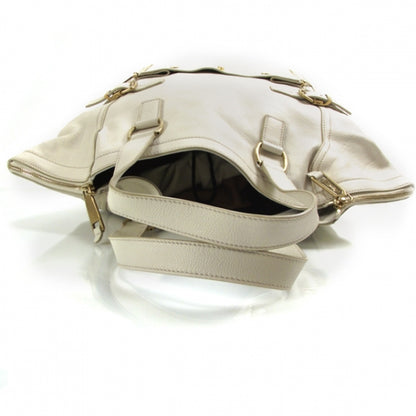 Saint Laurent Large Downtown Tote Ivory 6 of 11