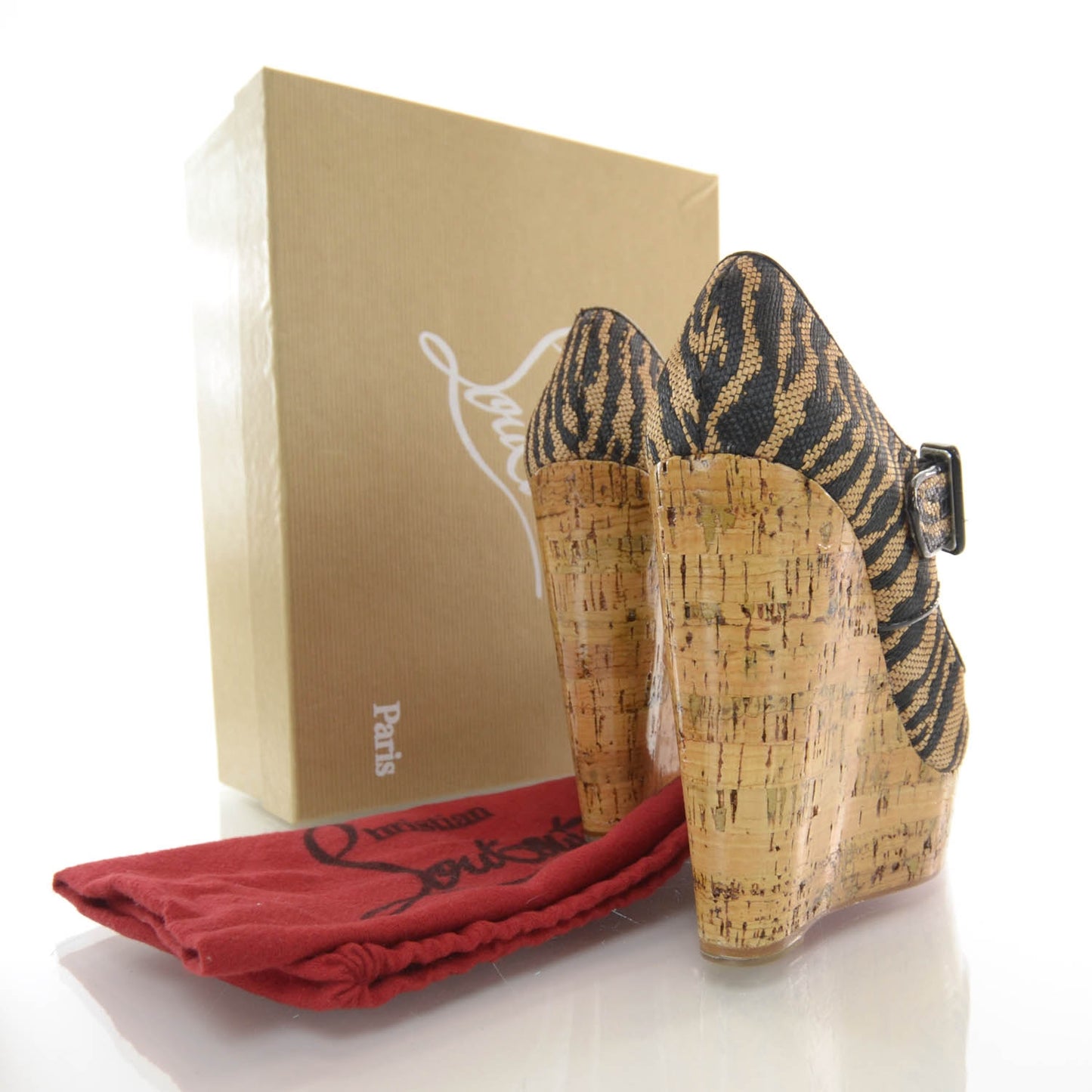 Melides 140 Panama Tiger Cork Wedges 36