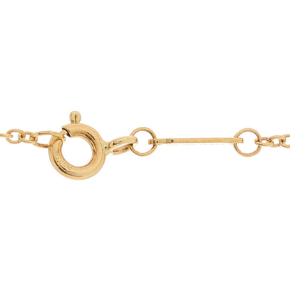 Tiffany 18K Yellow Gold Diamond Knot Necklace 6 of 7