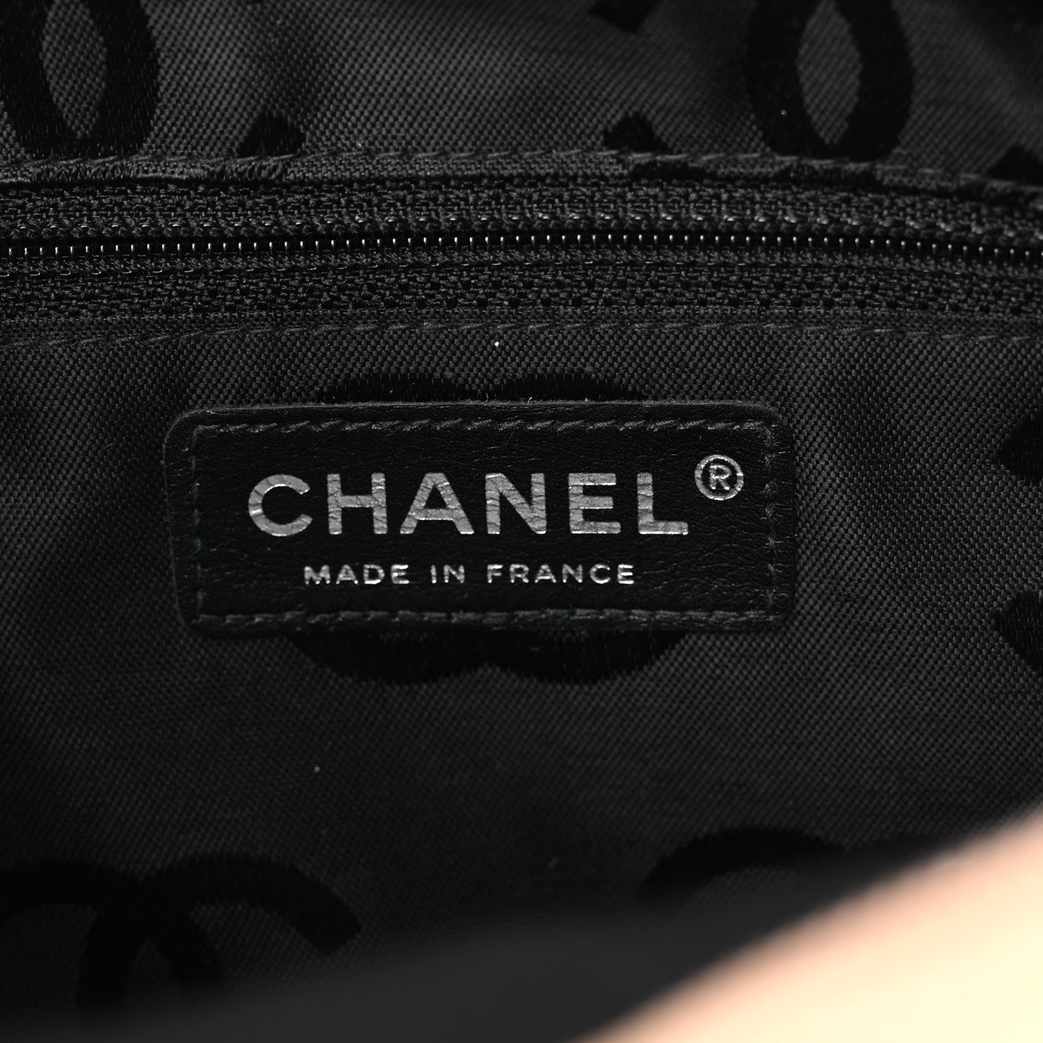 Chanel Calfskin Quilted Large Cambon Bowler Beige Black 6 of 10
