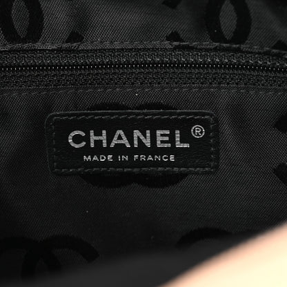 Chanel Calfskin Quilted Large Cambon Bowler Beige Black 6 of 10