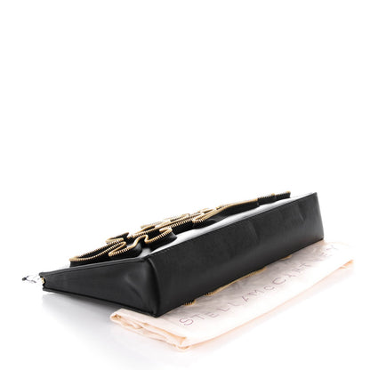 Stella McCartney Faux Nappa Cavendish Zipper Clutch Black 4 of 7
