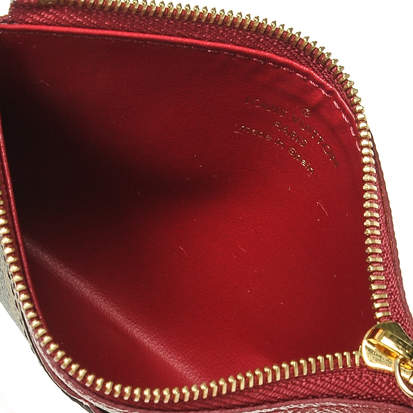 Monogram Zipped Card Holder
