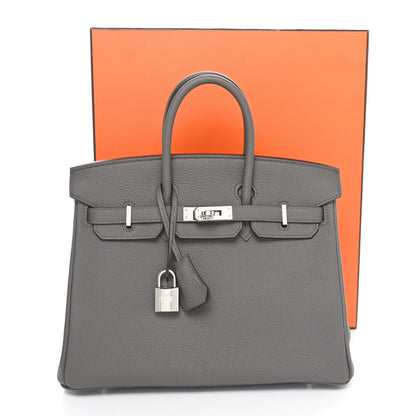 Hermes Togo Birkin 25 Etain 11 of 11