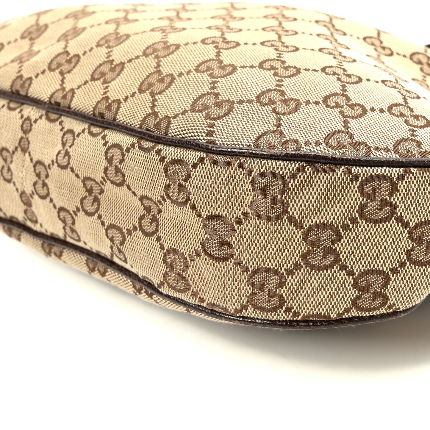 Monogram Medium Half Moon Hobo Dark Brown
