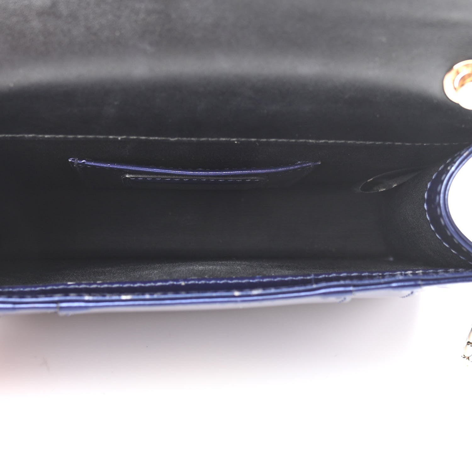 Bulgari Patent Serpenti Forever Crossbody Blue 5 of 10