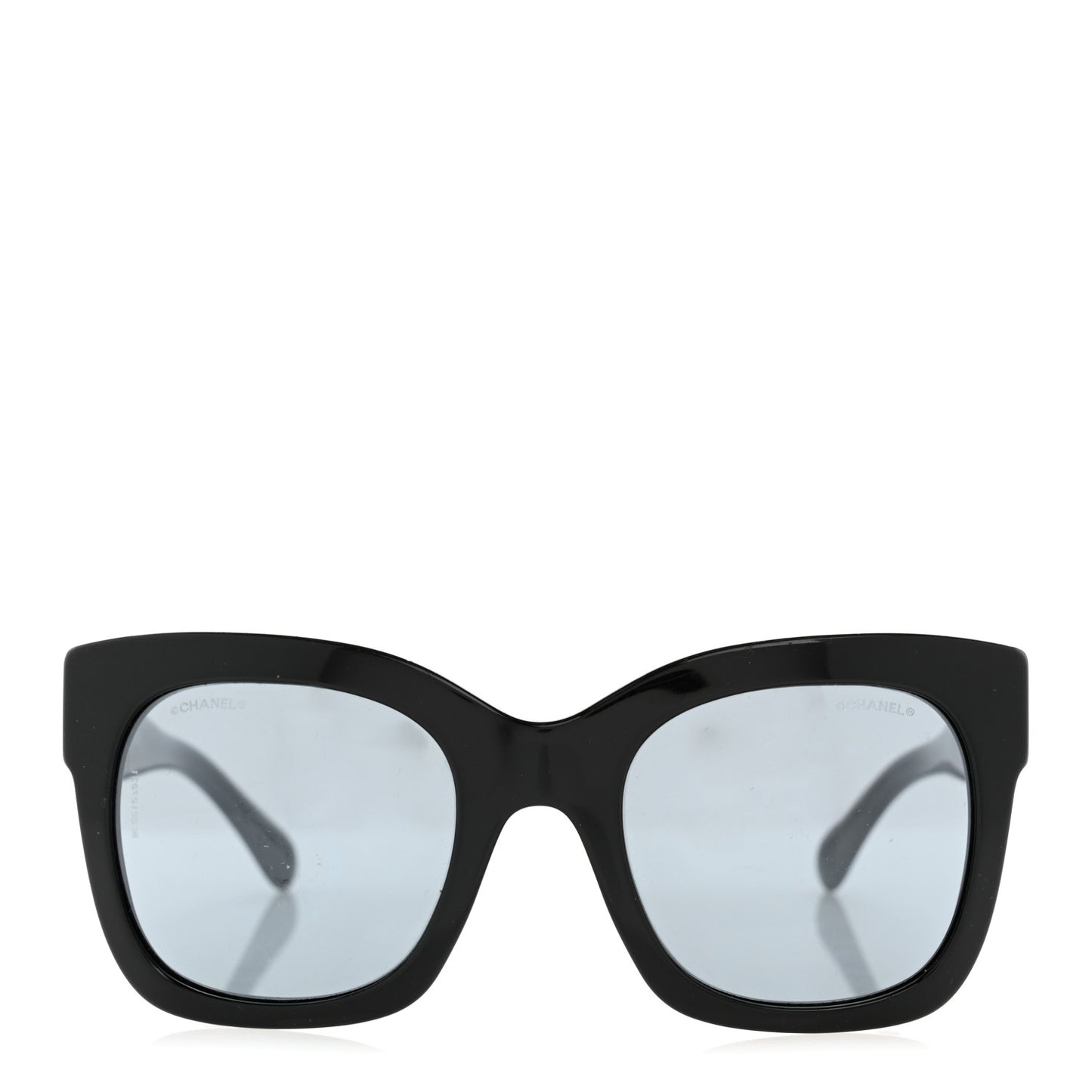 Acetate Square Sunglasses 5357-A Black