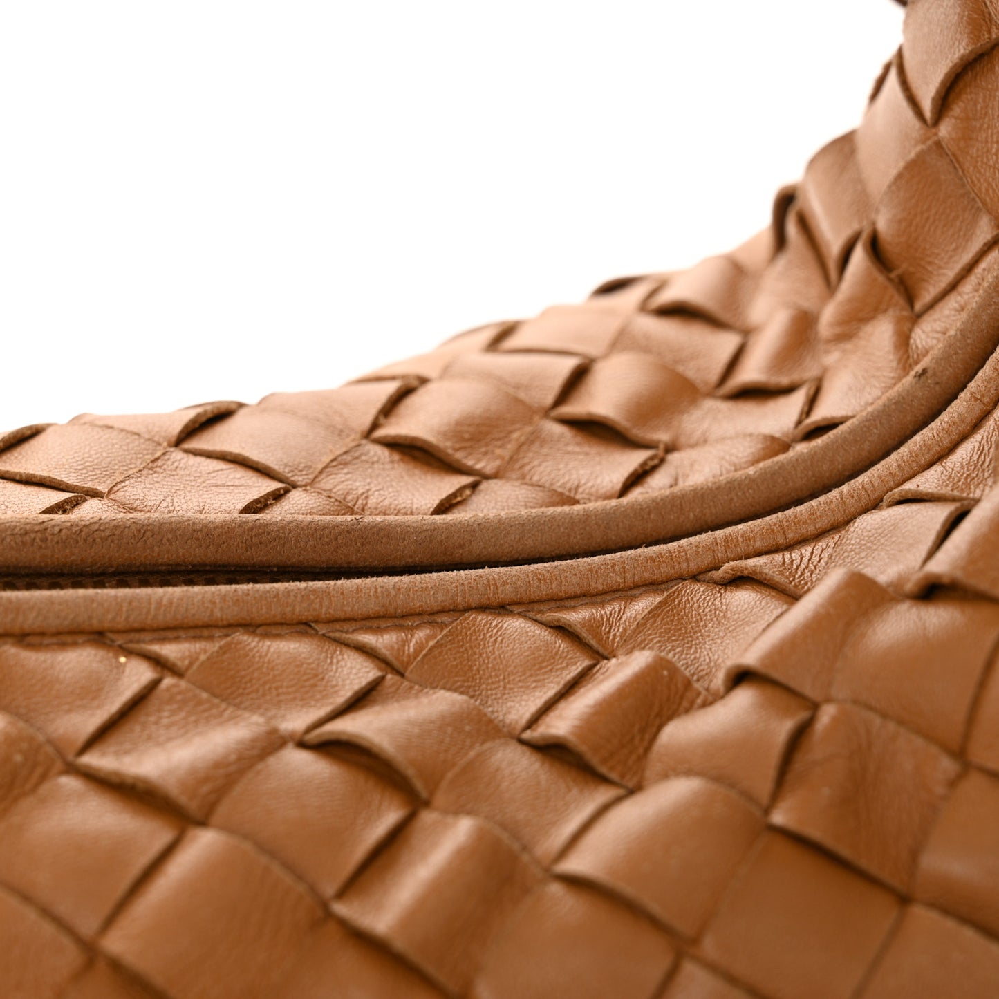 Nappa Intrecciato Small Jodie Caramel