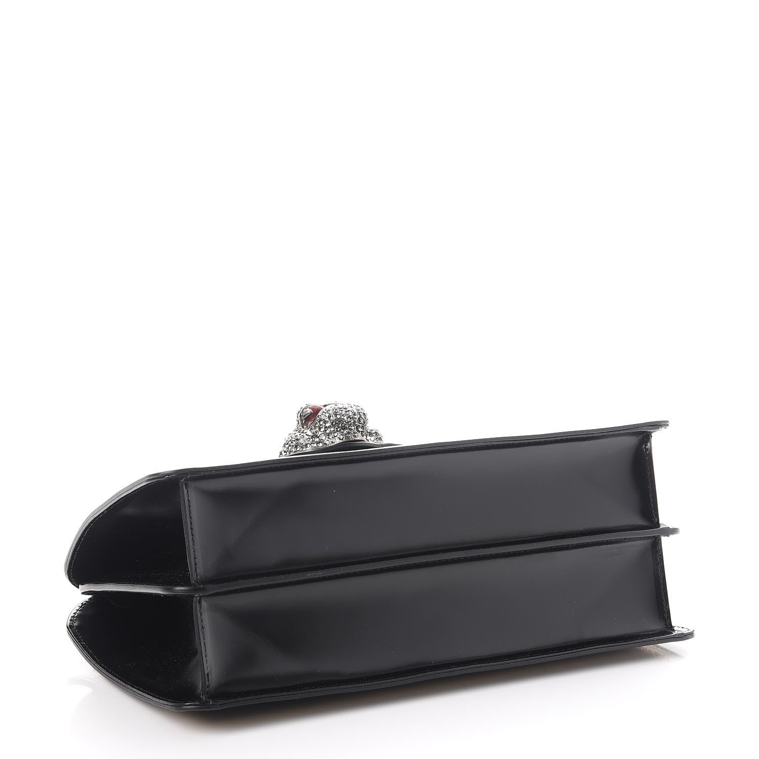 Gucci Calfskin Bamboo Medium Thiara Top Handle Bag Black 4 of 12