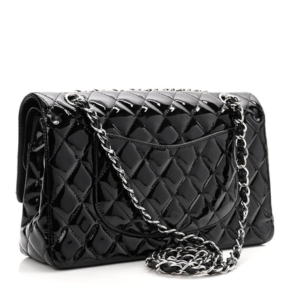 Chanel Patent Quilted Medium Double Flap Black 3 of 12